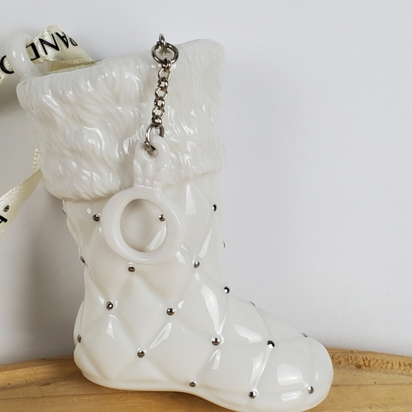 Pandora Christmas Ornament Stocking Boot 2012 Porcelain - Picture 2 of 4